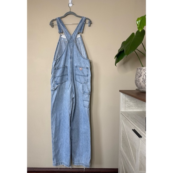 Vintage 90s Guess Denim Overalls Size XL - Picture 3 of 10